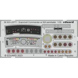 Scammel Commander w/ 62t semitrailer 1/35 HOBBY BOSS - Eduard Acces...