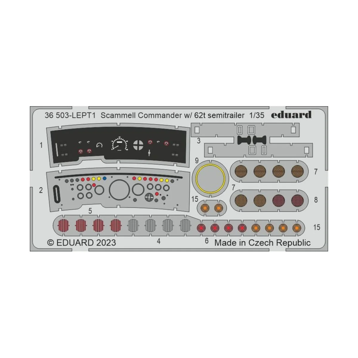 Scammel Commander w/ 62t semitrailer 1/35 HOBBY BOSS, 1/35 - Eduard...