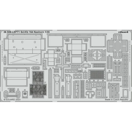Sd.Kfz. 164 Nashorn 1/35 BORDER MODEL - Eduard Accessories 36506