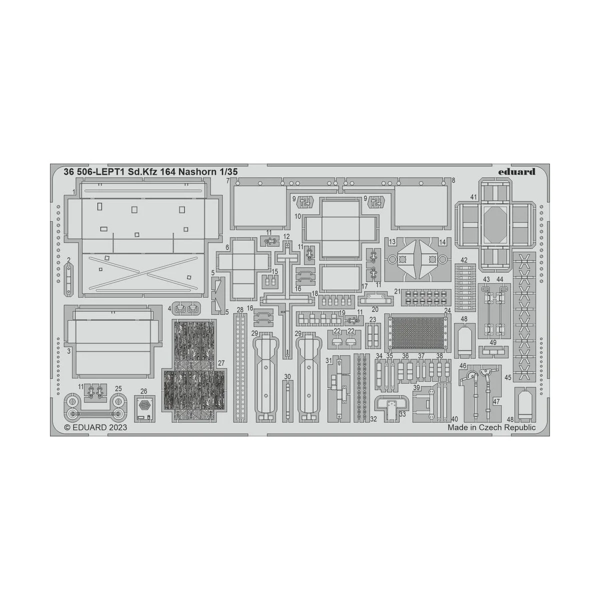 Sd.Kfz. 164 Nashorn 1/35 BORDER MODEL - Eduard Accessories 36506