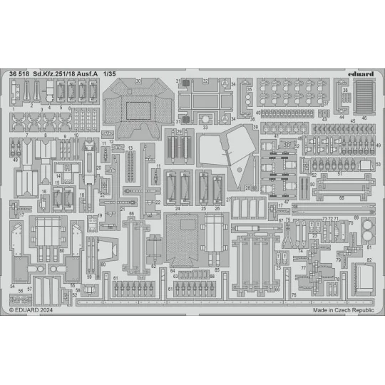 Sd.Kfz. 251/18 Ausf. A ICM, 1/35 - Eduard Accessories 36518