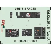 Sd.Kfz. 251/18 Ausf. A ICM, 1/35 - Eduard Accessories 36518