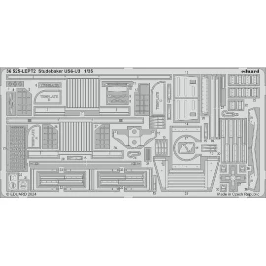 Studebaker US6-U3, 1/35 - Eduard Accessories 36525