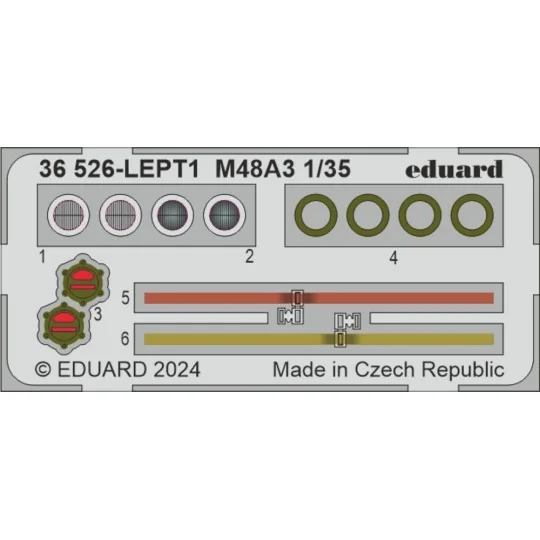 M48A3 I LOVE KIT, 1/35 - Eduard Accessories 36526