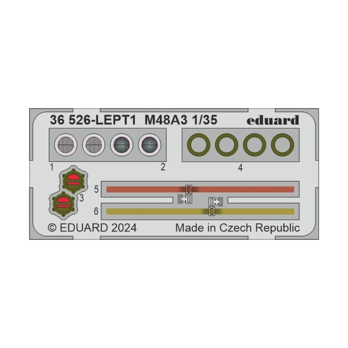 M48A3 I LOVE KIT, 1/35 - Eduard Accessories 36526