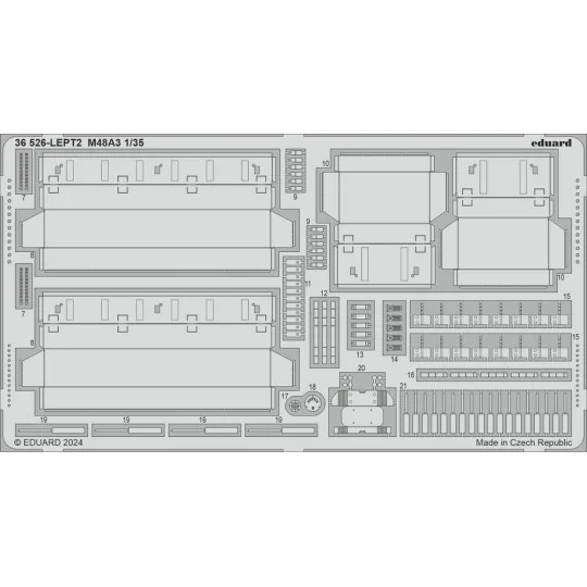 M48A3 I LOVE KIT, 1/35 - Eduard Accessories 36526