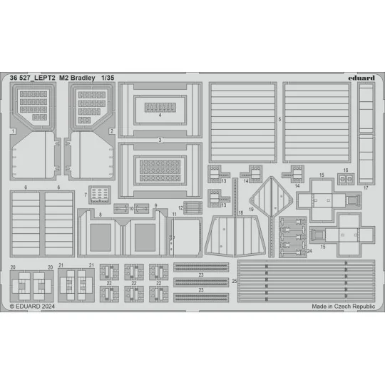 M2 Bradley MAGIC FACTORY, 1/35 - Eduard Accessories 36527