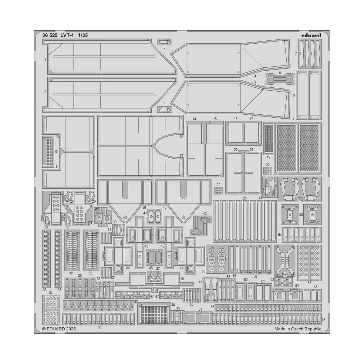 LVT-4  ITALERI - Eduard Accessories 36529