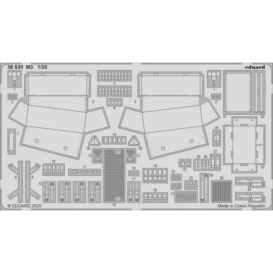 M3 I LOVE KIT, 1/35 - Eduard Accessories 36530 M3 I LOVE KIT, 1/35 - Eduard Accessories 36530
