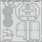 2 cm Flak 38 ICM - Eduard Accessories 36531
