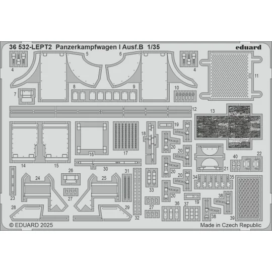 Panzerkampfwagen I Ausf.B TAMIYA, 1/35 - Eduard Accessories 36532