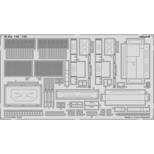 T-54 HOBBY BOSS, 1/35 - Eduard Accessories 36534