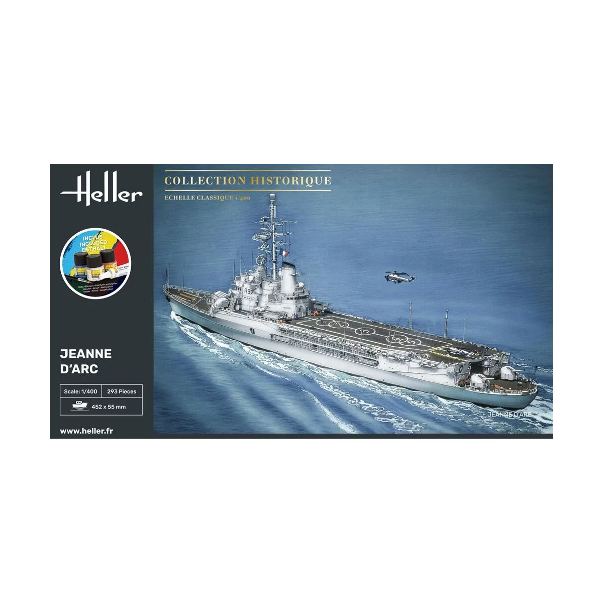 STARTER KIT Jeanne d'Arc, 1/400 - Heller 57034
