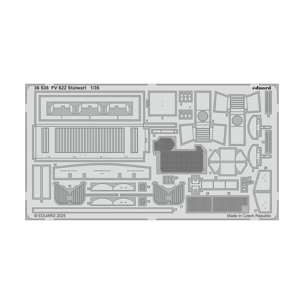 FV 622 Stalwart for Airfix, 1/35 - Eduard Accessories 36538