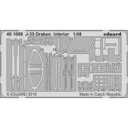 J-35 Draken interior for Hasegawa, 1/48 - Eduard Accessories 491008