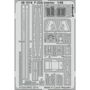 F-22A interior for Hasegawa, 1/48 - Eduard Accessories 491014