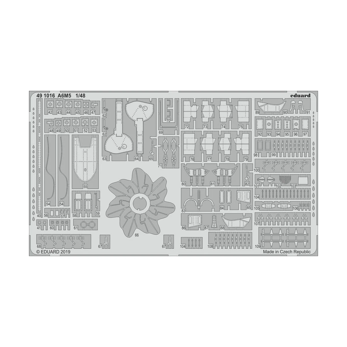 A6M5 for Tamiya - Eduard Accessories 491016