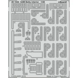 G4M Betty interior for Tamiya, 1/48 - Eduard Accessories 491044