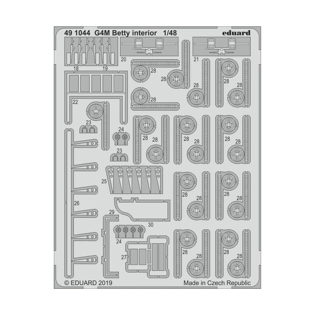 G4M Betty interior for Tamiya - Eduard Accessories 491044
