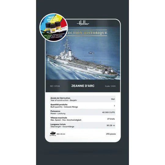 STARTER KIT Jeanne d'Arc - Heller 57034