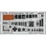 B-17G nose interior for HKM, 1/48 - Eduard Accessories 491061