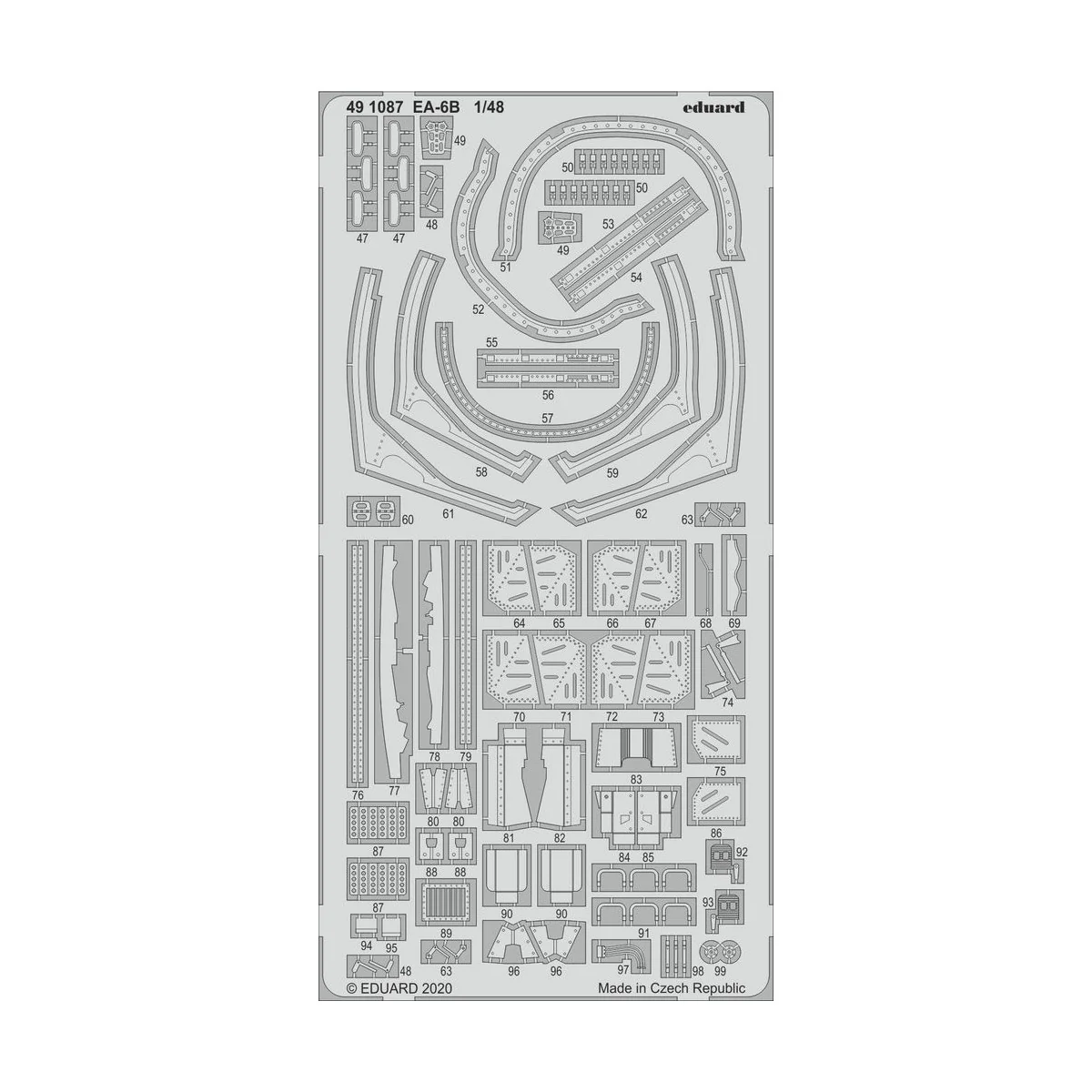 EA-6B for Kinetic, 1/48 - Eduard Accessories 491087