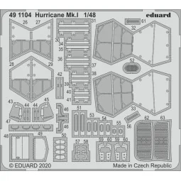Hurricane Mk.I for Airfix - Eduard Accessories 491104