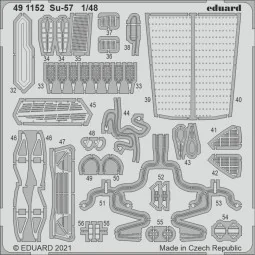 Su-57 1/48 for ZVEZDA, 1/48 - Eduard Accessories 491152