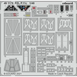 PZL P.11c 1/48 for ARMA HOBBY, 1/48 - Eduard Accessories 491175