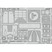 B-17F cockpit 1/48 for HKM, 1/48 - Eduard Accessories 491180