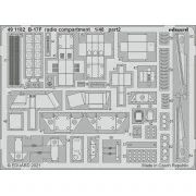 B-17F radio compartment 1/48 for HKM - Eduard Accessories 491182