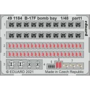 B-17F bomb bay 1/48 for HKM - Eduard Accessories 491184