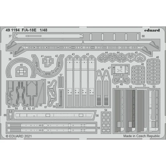 F/A-18E 1/48 for MENG, 1/48 - Eduard Accessories 491194