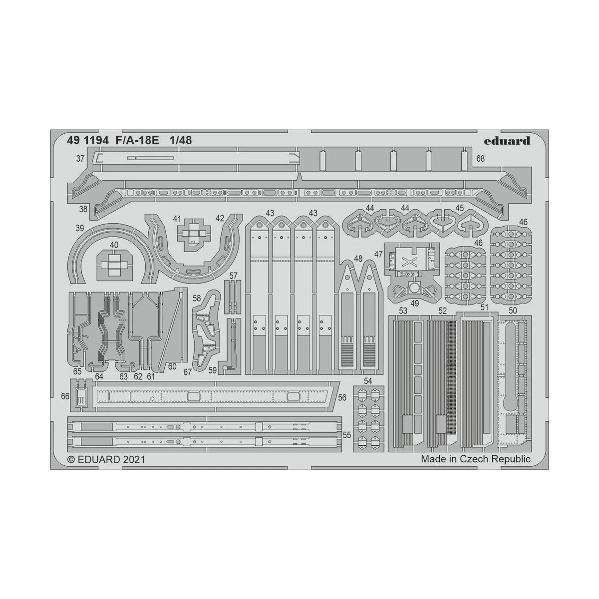 F/A-18E 1/48 for MENG - Eduard Accessories 491194
