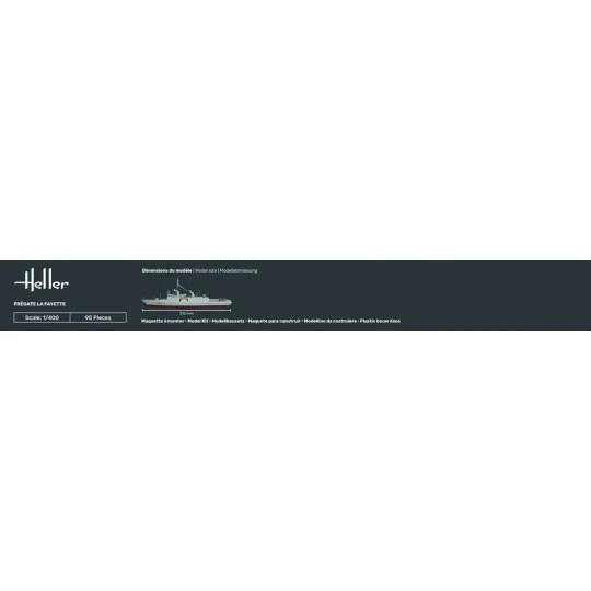 STARTER KIT Frégate La Fayette - Heller 57035