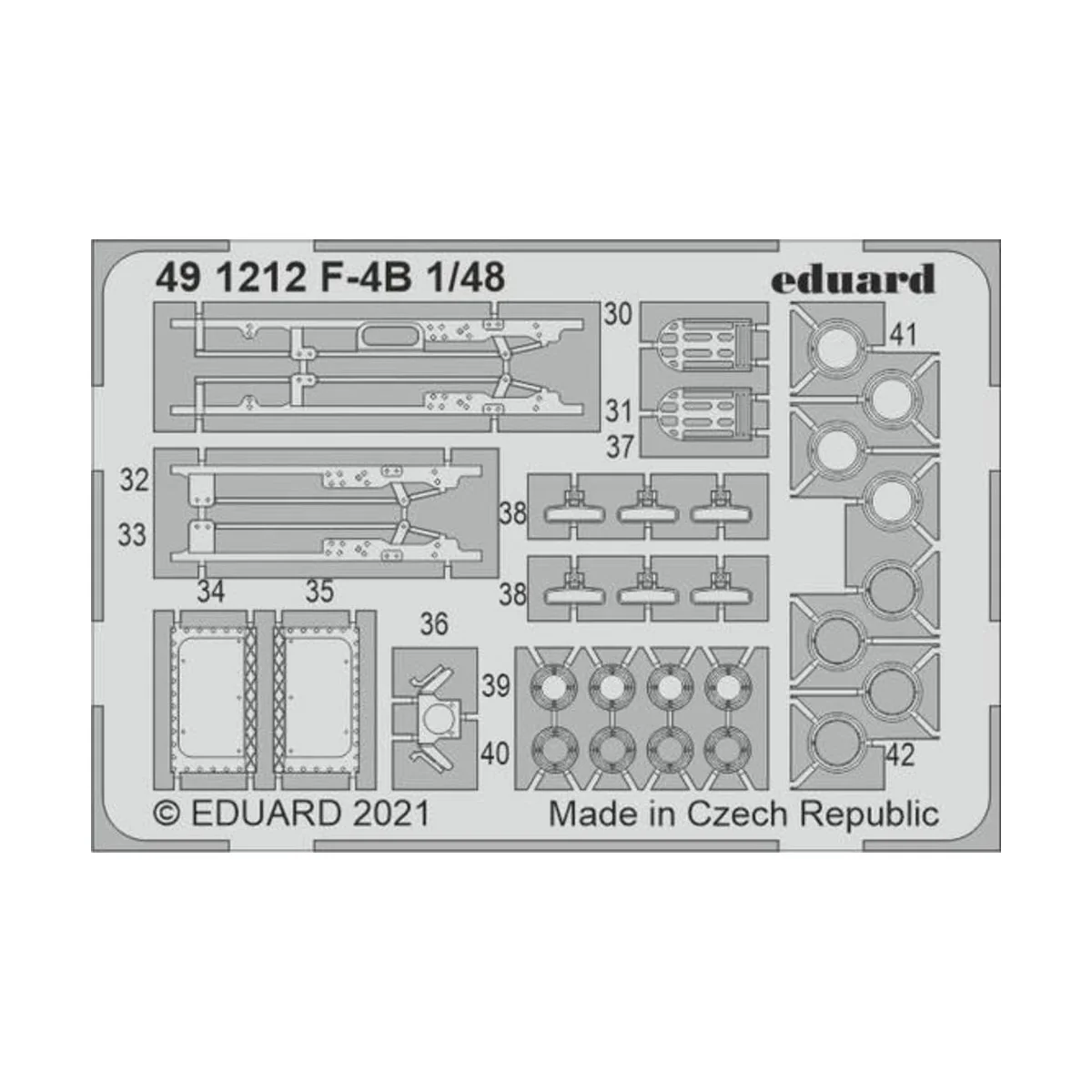 F-4B 1/48 for TAMIYA, 1/48 - Eduard Accessories 491212