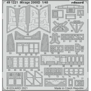 Mirage 2000D for KINETIC - Eduard Accessories 491221