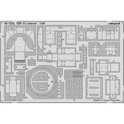 TBF-1C interior, for ACADEMY, 1/48 - Eduard Accessories 491232