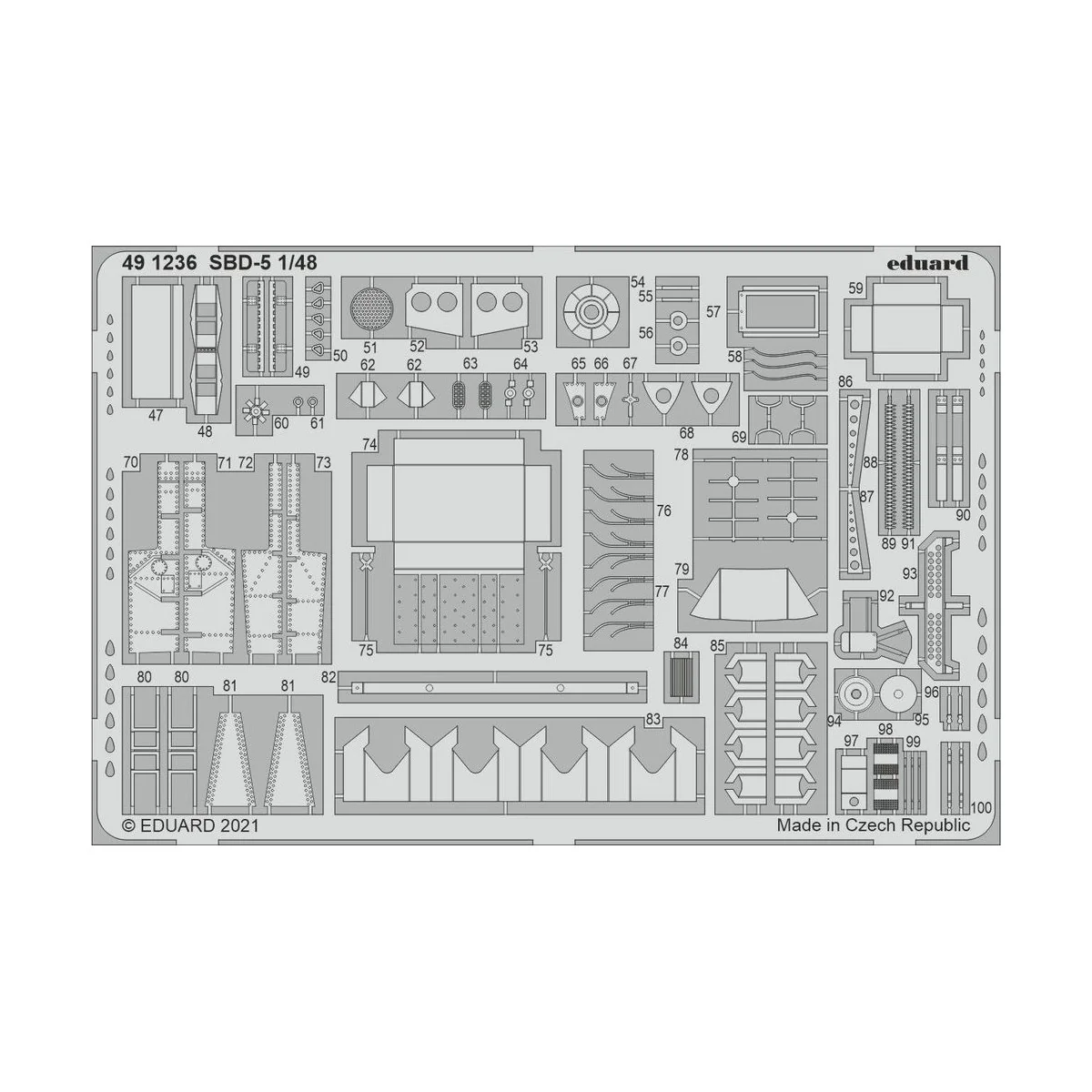 SBD-5, for REVELL - Eduard Accessories 491236