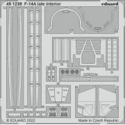 F-14A late interior for TAMIYA, 1/48 - Eduard Accessories 491239 F-14A late interior for TAMIYA, 1/48 - Eduard Accessories 491239