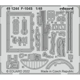F-104S for KINETIC, 1/48 - Eduard Accessories 491244