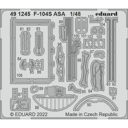F-104S ASA for KINETIC - Eduard Accessories 491245
