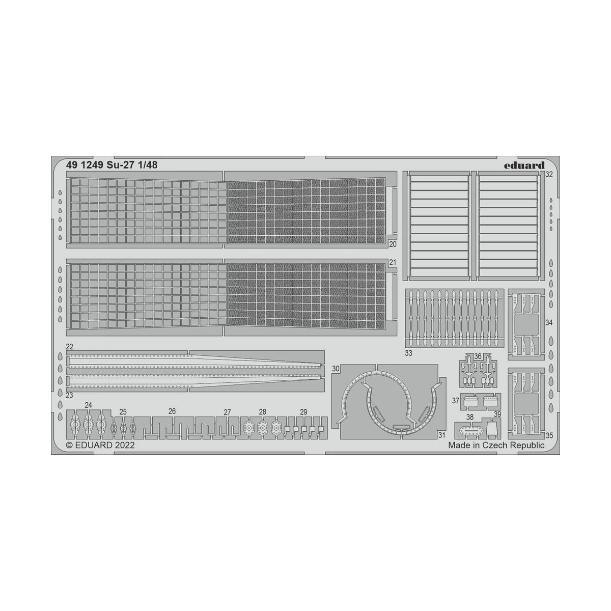 Su-27 for GREAT WALL HOBBY, 1/48 - Eduard Accessories 491249