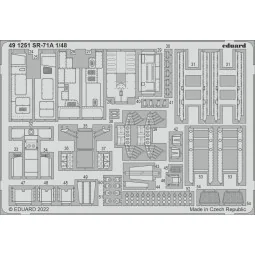SR-71A interior for REVELL, 1/48 - Eduard Accessories 491251