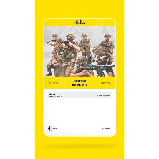 Infanterie Britannique, 1/72 - Heller 49604