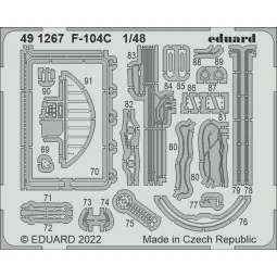 F-104C 1/48 - Eduard Accessories 491267