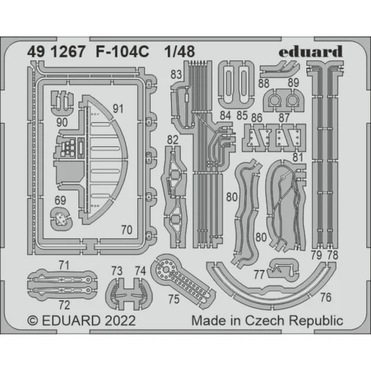 F-104C 1/48 - Eduard Accessories 491267