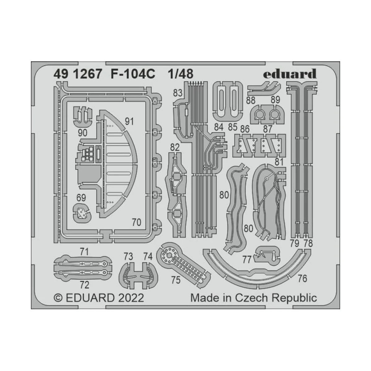 F-104C, 1/48 - Eduard Accessories 491267