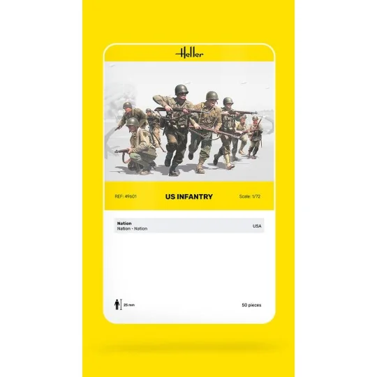 US Infantry, 1/72 - Heller 49601
