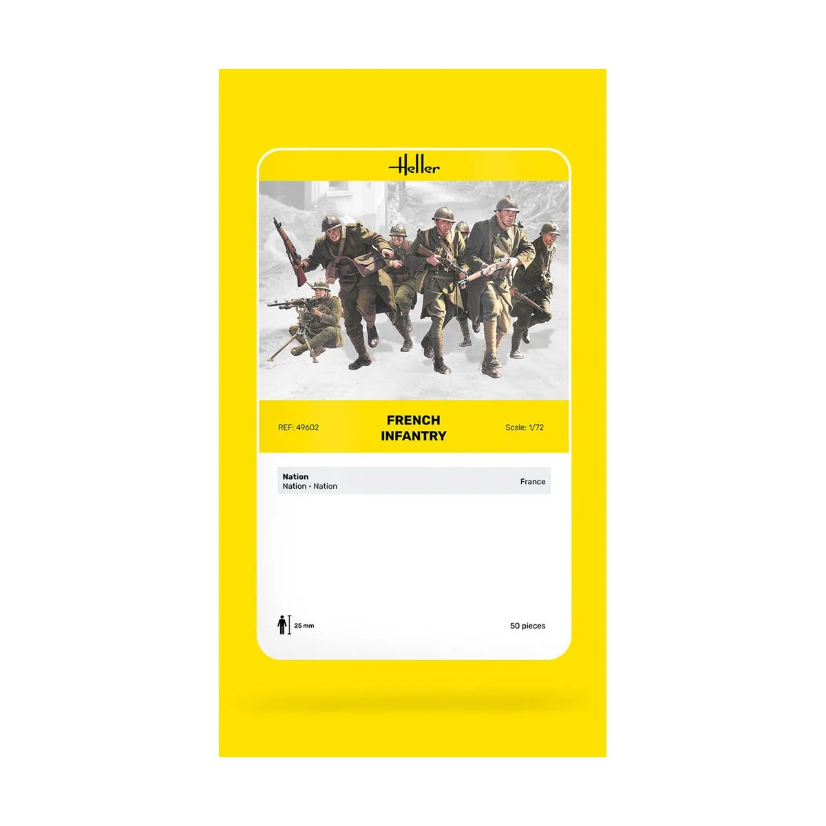 French Infantry, 1/72 - Heller 49602